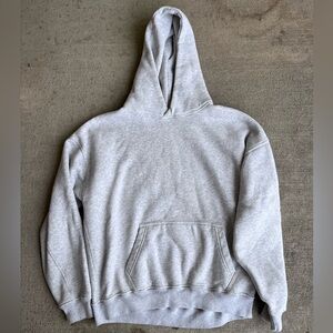 Abercrombie and Fitch grey soft af essentials hoodie sweatshirt